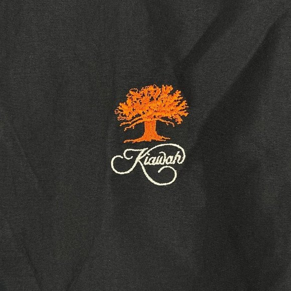 ELANDALE VEST MENS M BLACK GOLFING WINDBREAKER FULL-ZIP KIAWAH COURSE CLUB - Picture 2 of 10